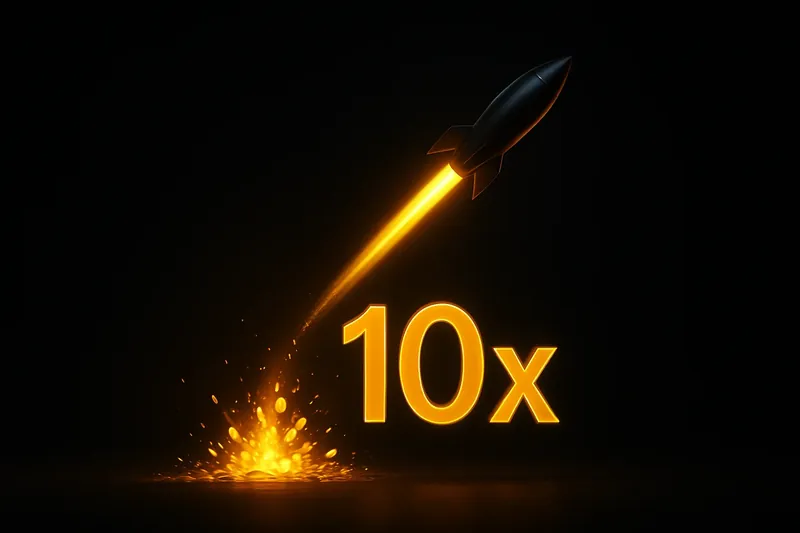 Plane climbing with blazing trail, glowing 10x, and exploding coins